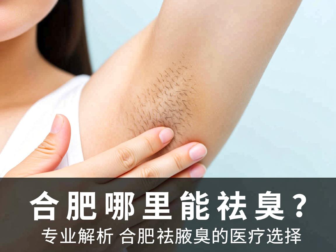 合肥哪里能祛腋臭？专业解析合肥祛腋臭的医疗选择
