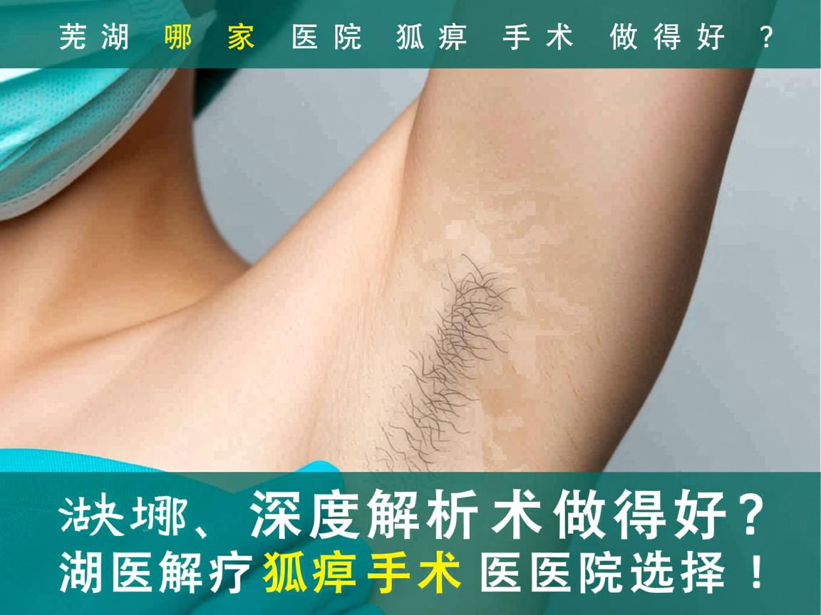 芜湖哪家医院狐臭手术做得好？深度解析狐臭手术医院选择