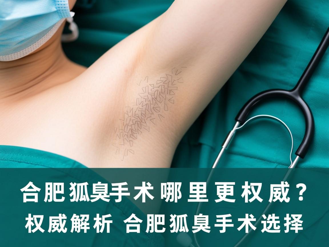 合肥狐臭手术哪里更权威？权威解析合肥狐臭手术选择