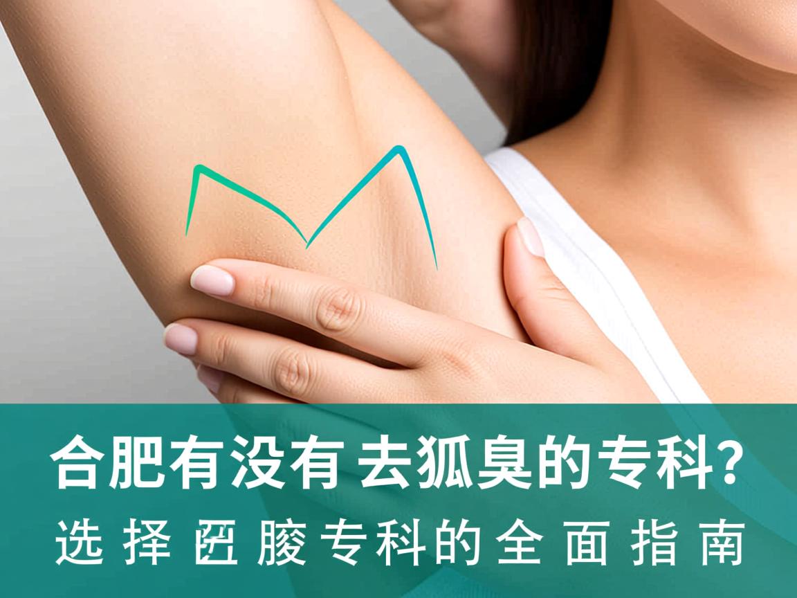合肥有没有去狐臭的专科？选择合肥腋臭专科的全面指南