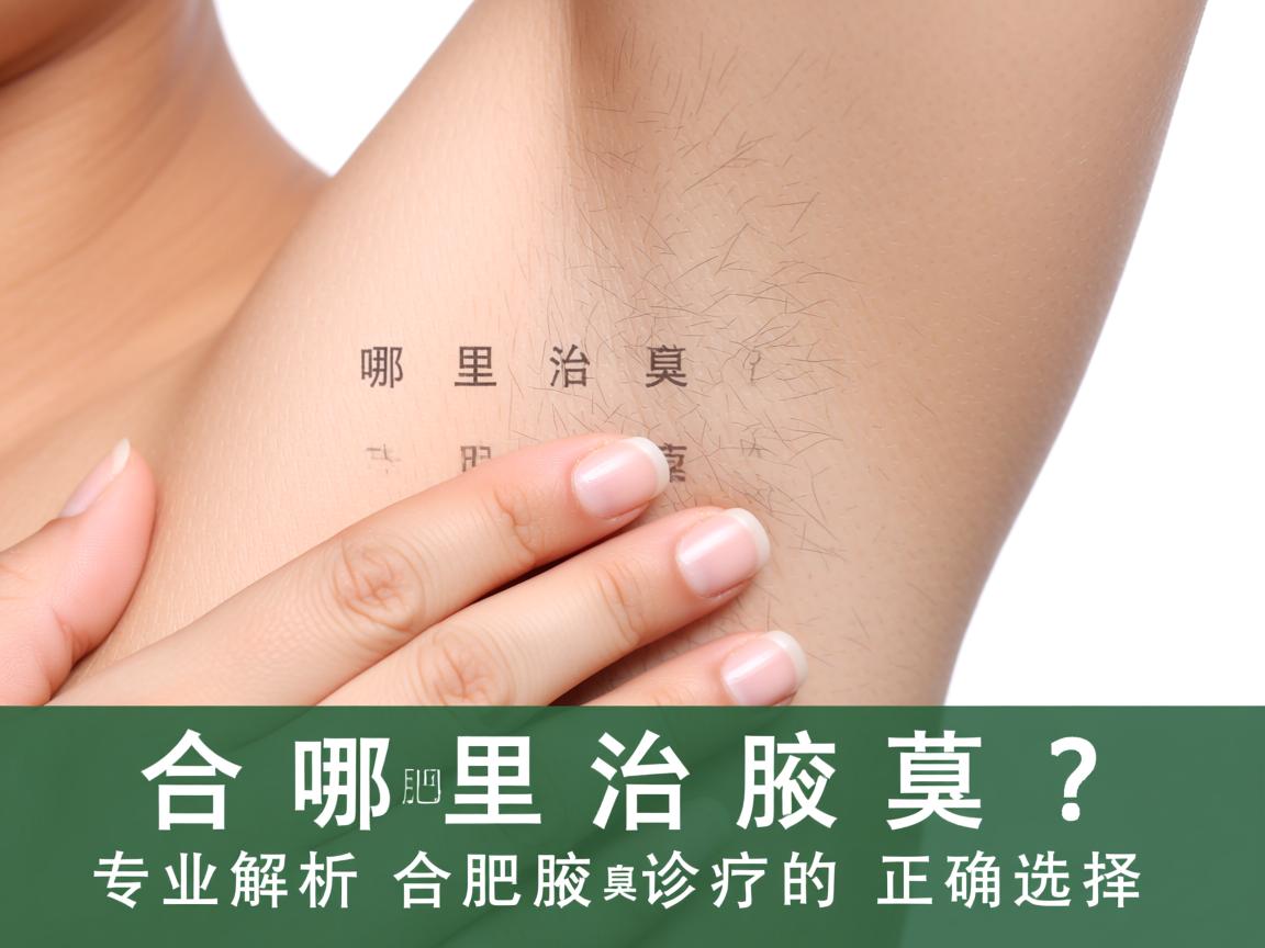 合肥哪里治腋臭？专业解析合肥腋臭诊疗的正确选择