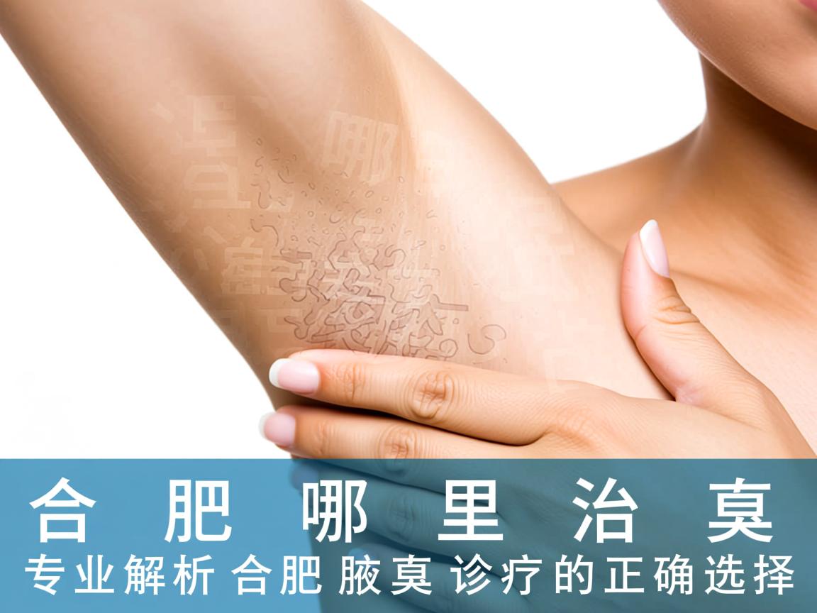 合肥哪里治腋臭？专业解析合肥腋臭诊疗的正确选择