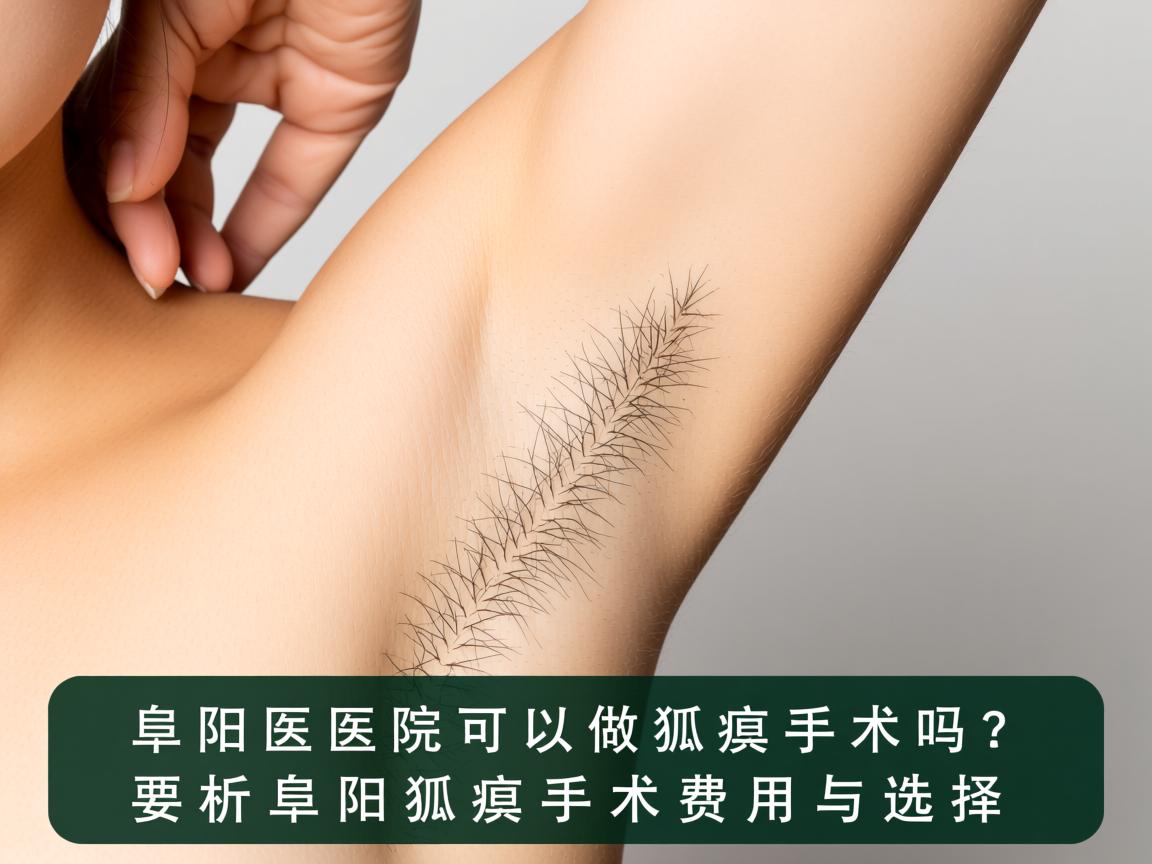 阜阳医院可以做狐臭手术吗？解析阜阳狐臭手术费用与选择