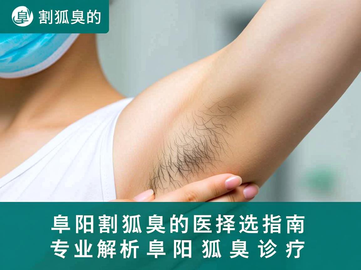 阜阳割狐臭的医院选择指南，专业解析阜阳狐臭诊疗
