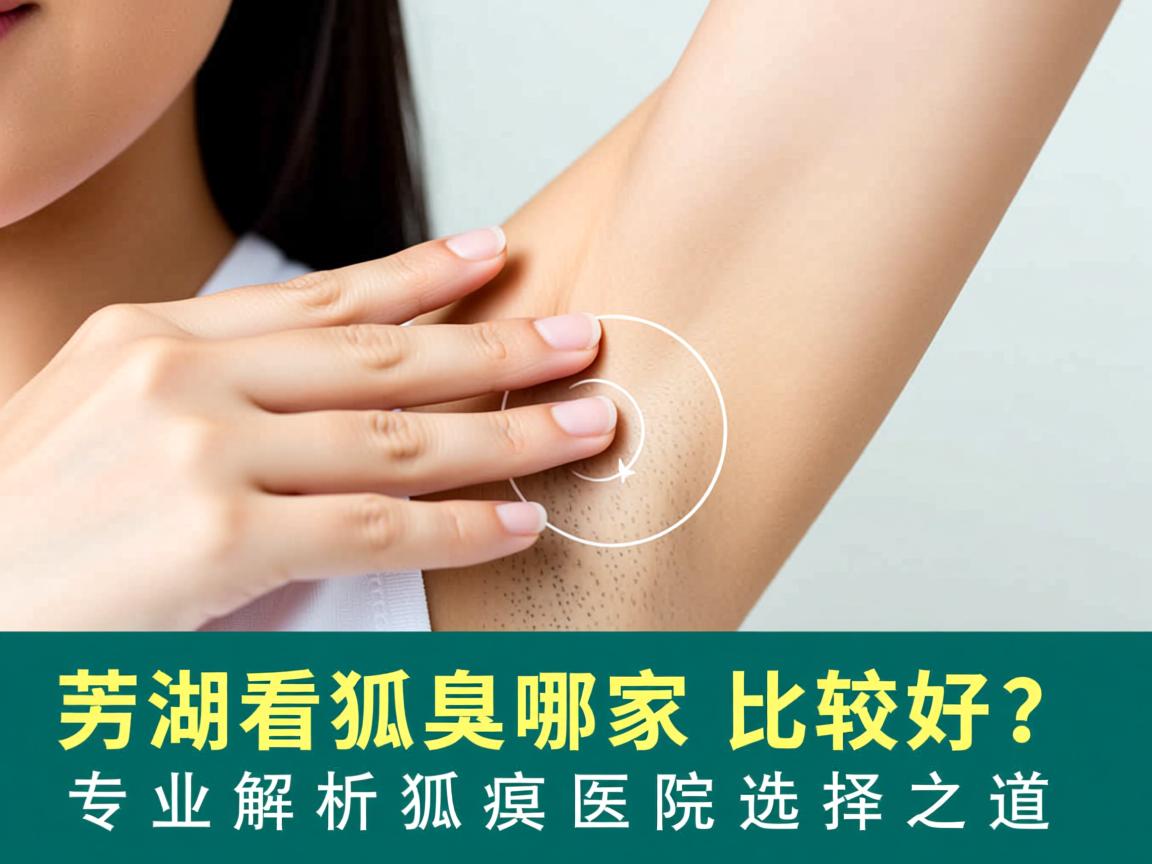 芜湖看狐臭哪家比较好？专业解析狐臭医院选择之道