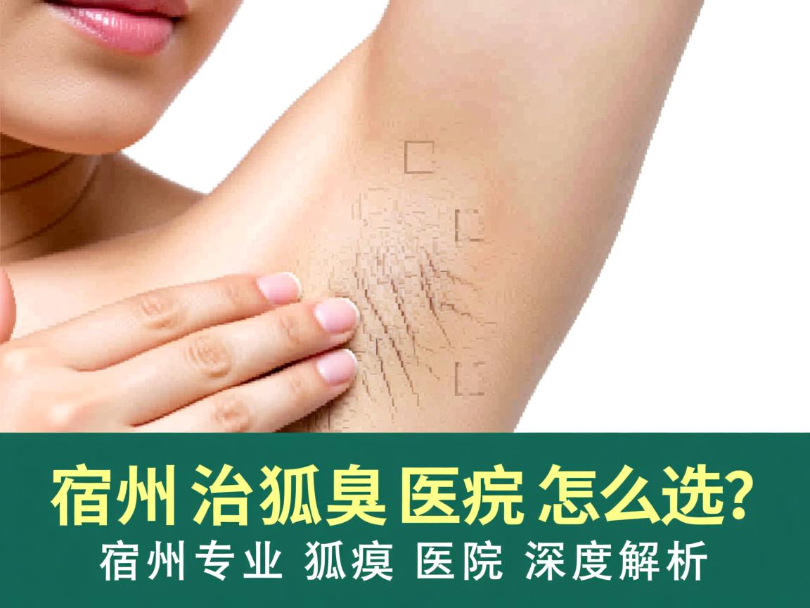 宿州治狐臭医院怎么选？宿州专业狐臭医院深度解析