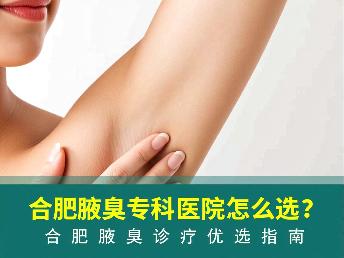 合肥腋臭专科医院怎么选？合肥腋臭诊疗优选指南