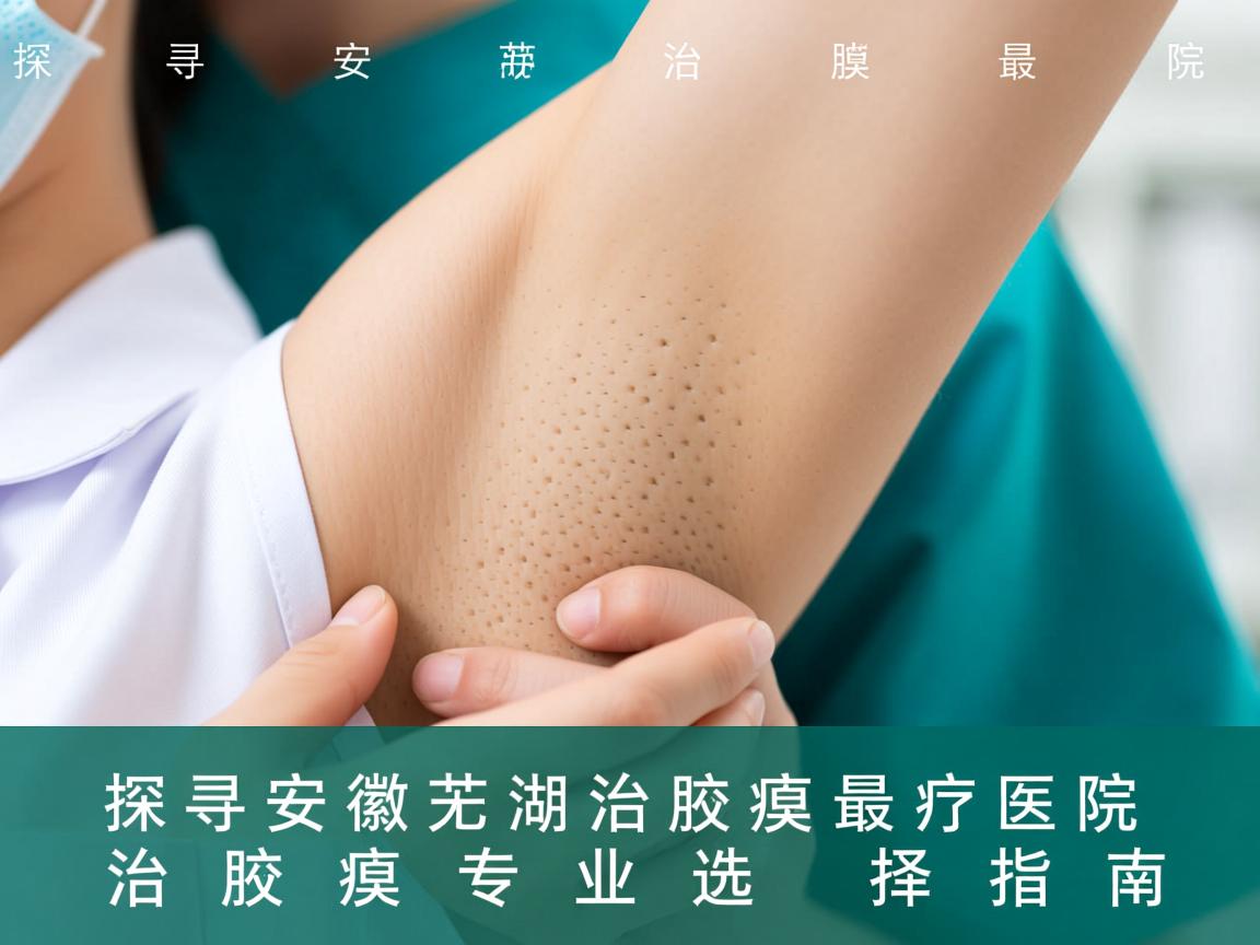 探寻安徽芜湖治腋臭最好医院，治腋臭专业选择指南