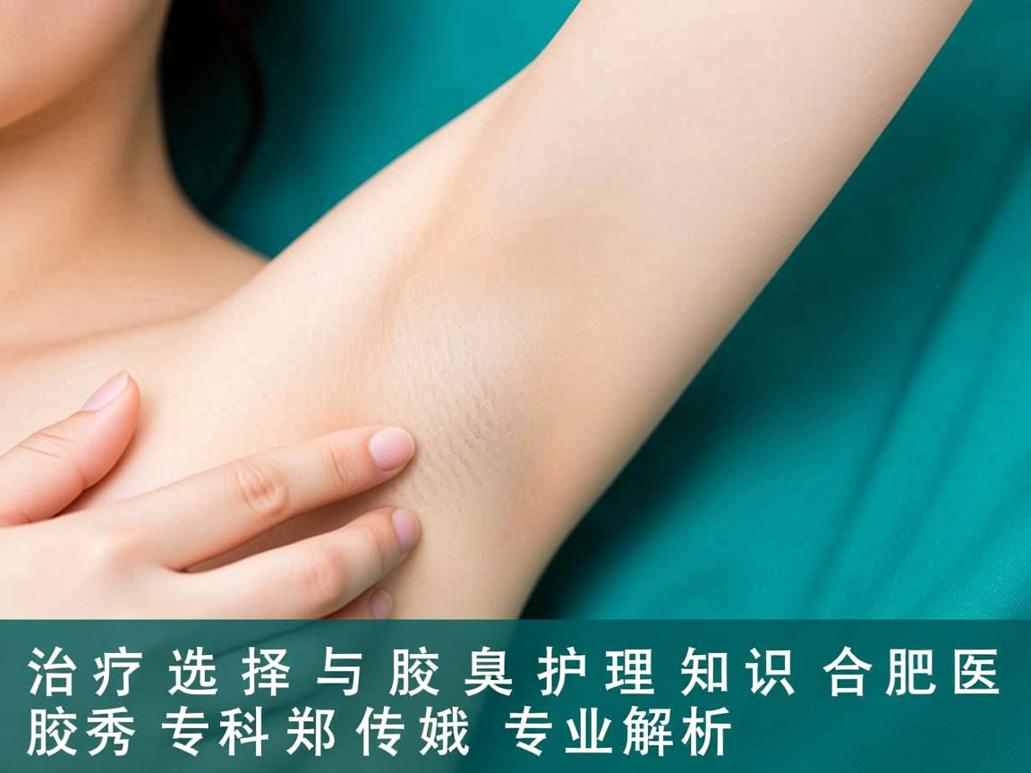 腋臭治疗选择与腋臭护理知识，合肥腋秀专科郑传娥专业解析