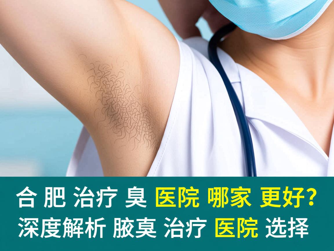 合肥治疗腋臭医院哪家更好？深度解析腋臭治疗医院选择