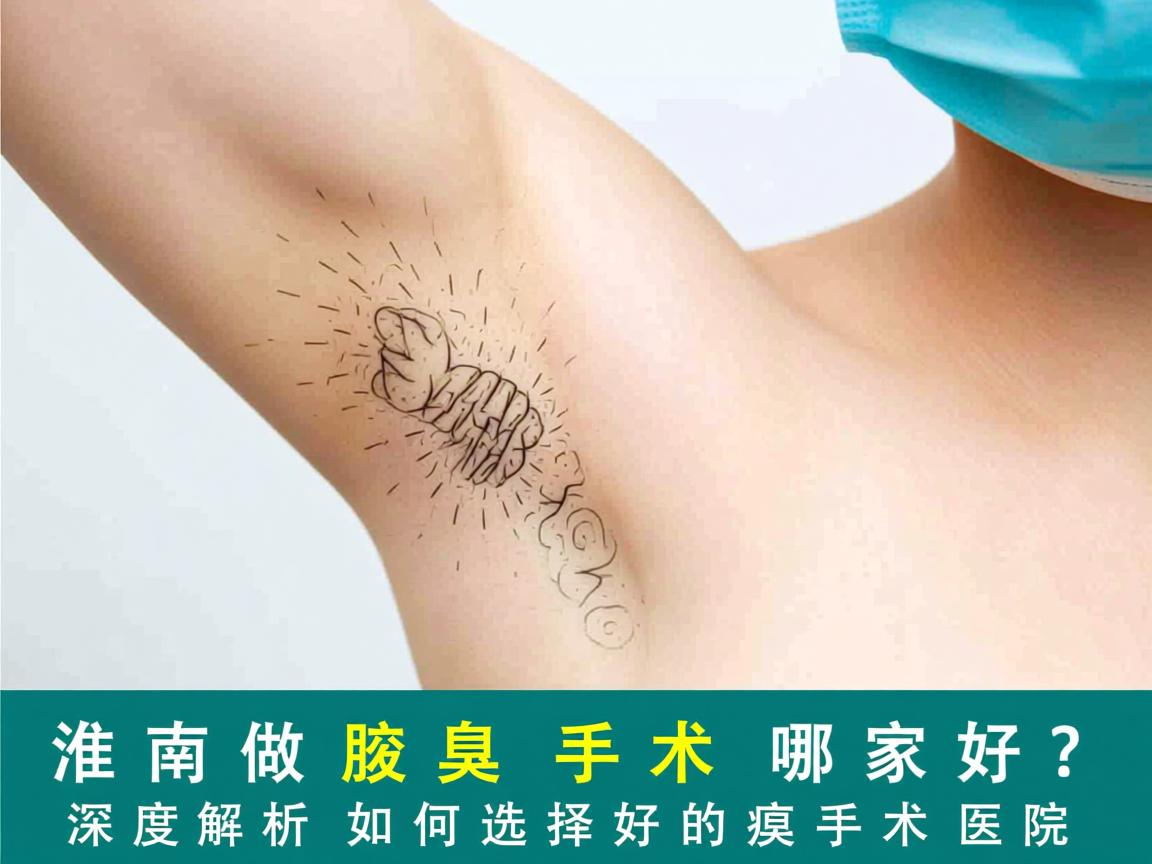 淮南做腋臭手术哪家好？深度解析如何选择好的腋臭手术医院