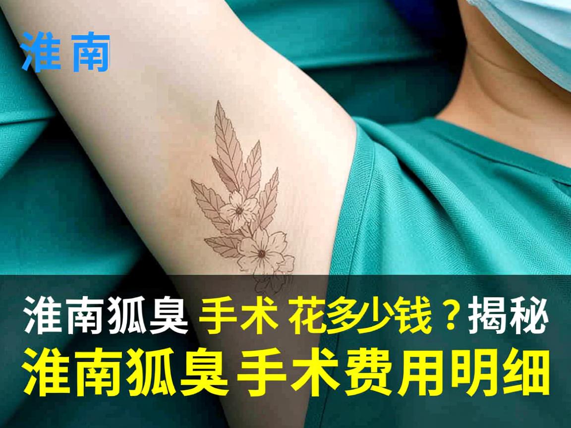淮南狐臭手术花多少钱？揭秘淮南狐臭手术费用明细