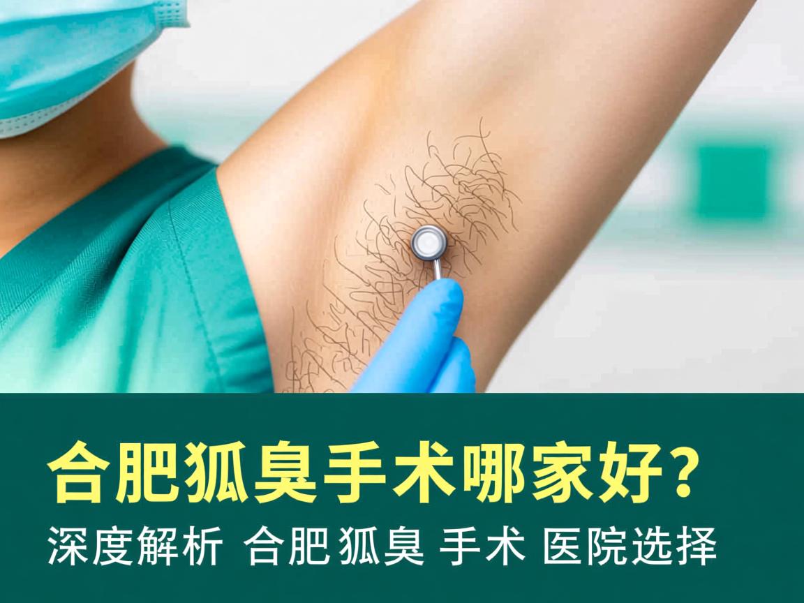 合肥狐臭手术哪家好？深度解析合肥狐臭手术医院选择