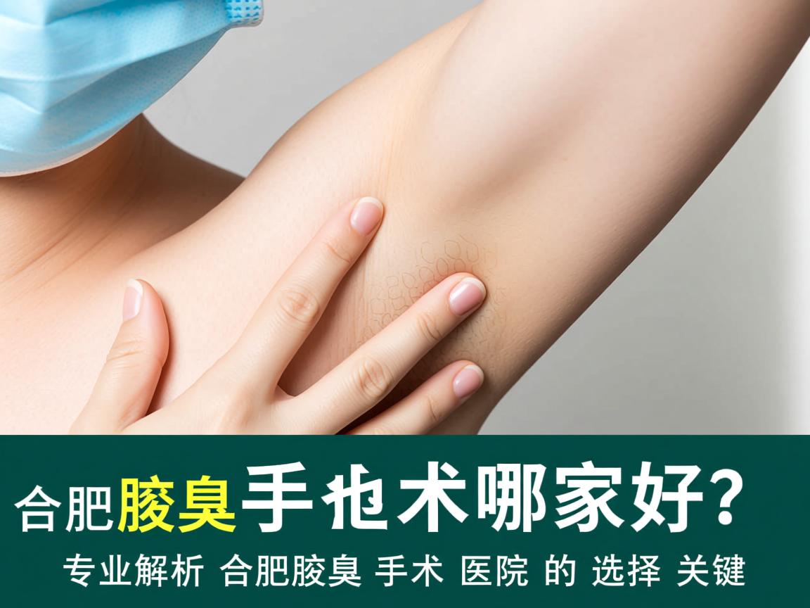 合肥腋臭手术哪家好？专业解析合肥腋臭手术医院的选择关键