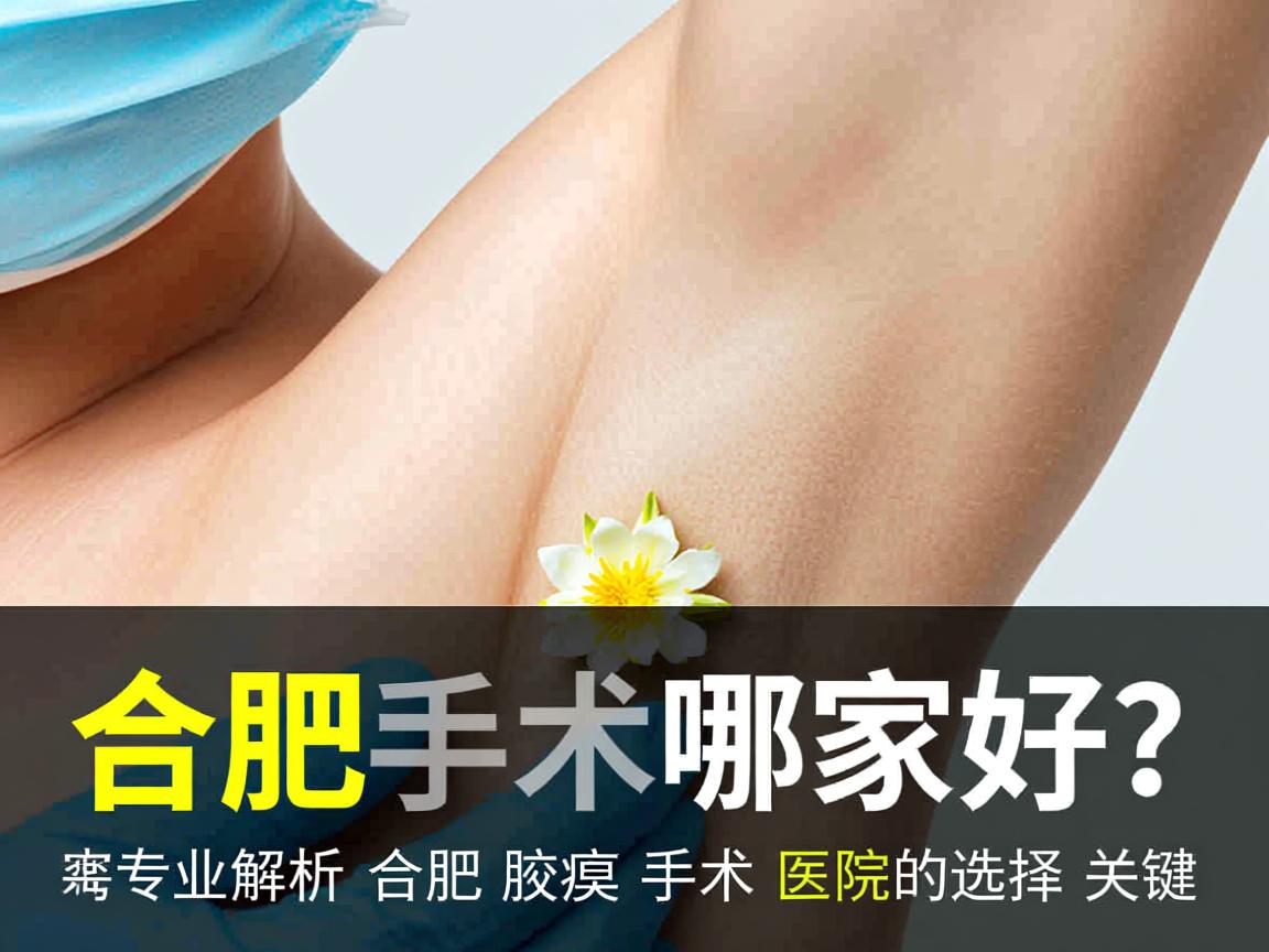 合肥腋臭手术哪家好？专业解析合肥腋臭手术医院的选择关键