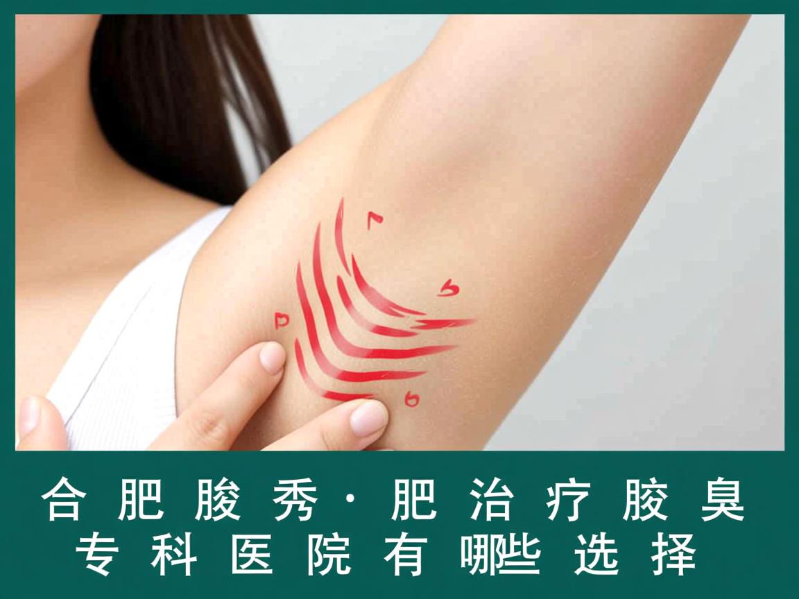 合肥腋秀解析，合肥治疗腋臭的专科医院有哪些选择