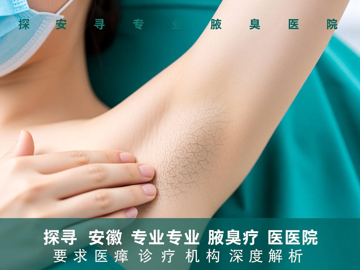 探寻安徽专业腋臭医院，安徽专业腋臭诊疗机构深度解析