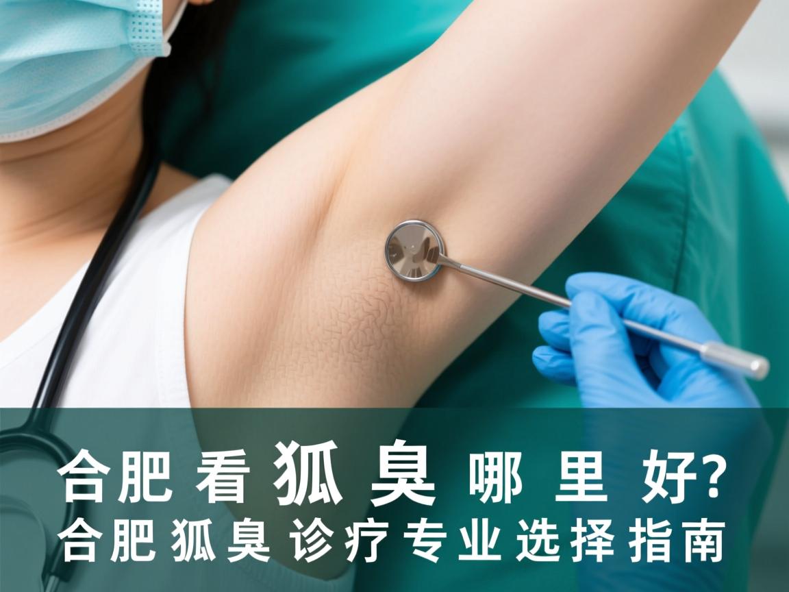 在合肥看狐臭哪里好？合肥狐臭诊疗专业选择指南