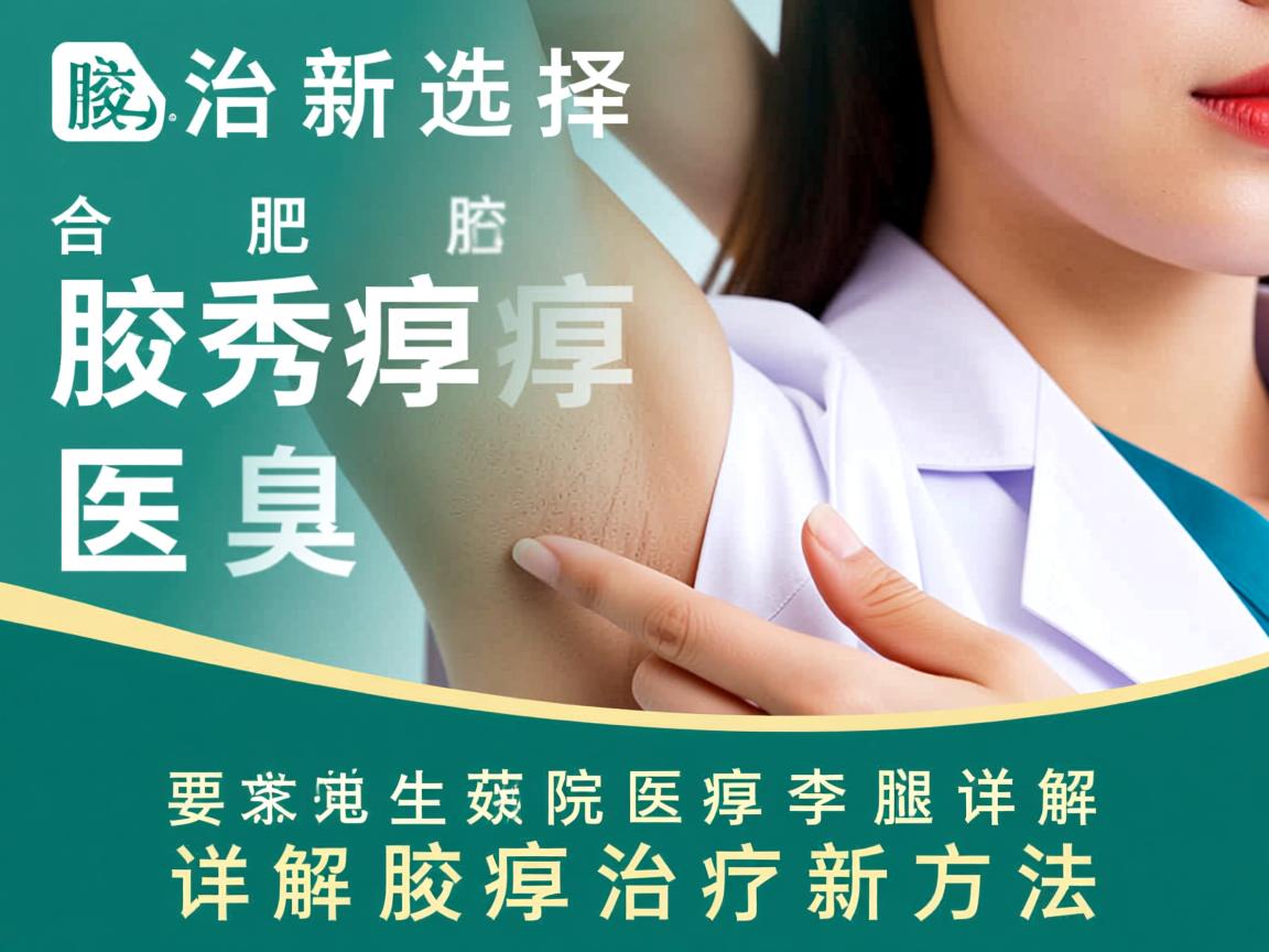 腋臭治疗新选择，合肥腋秀腋臭医院李茹医生详解腋臭治疗新方法
