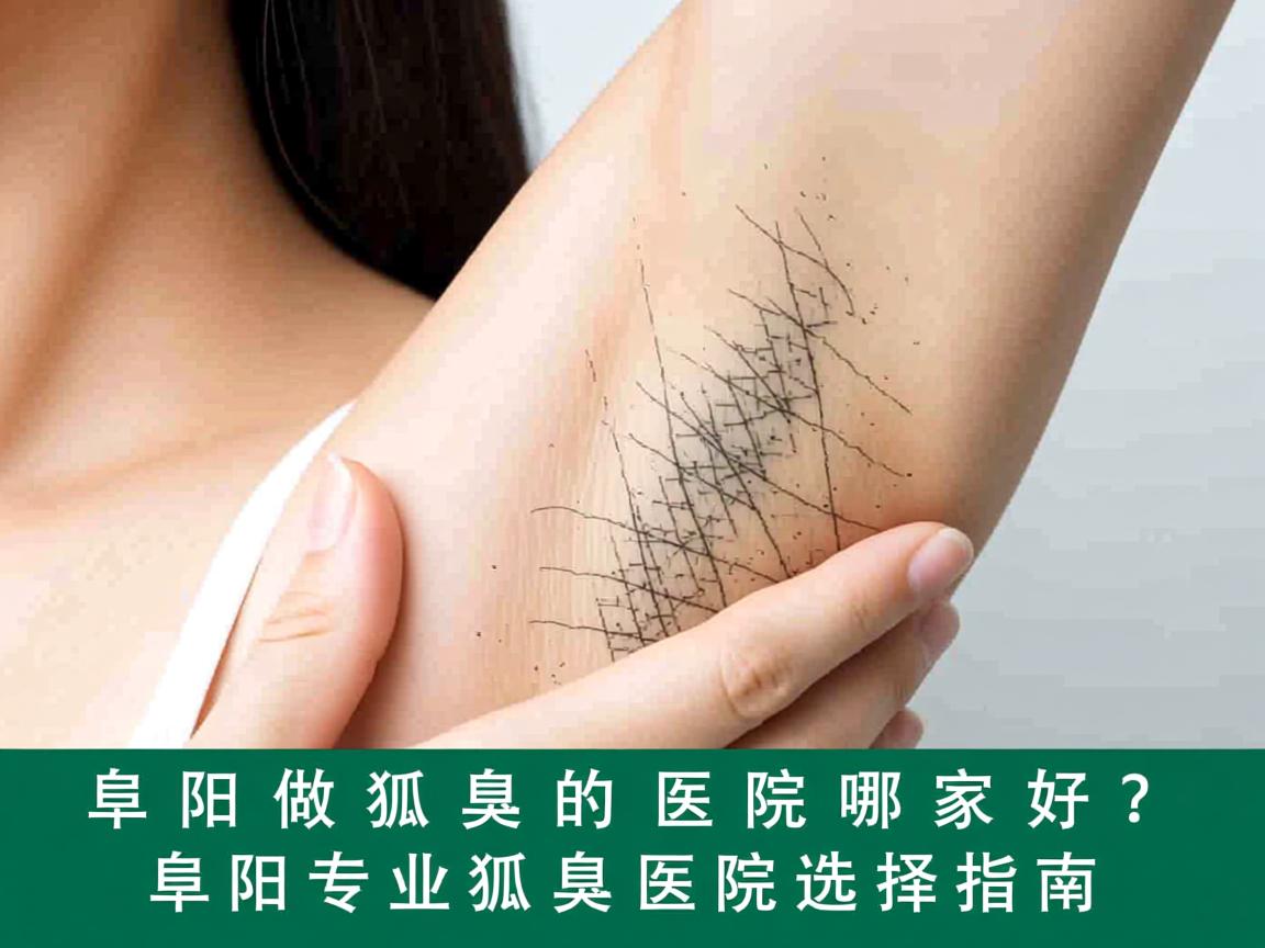 阜阳做狐臭的医院哪家好？阜阳专业狐臭医院选择指南