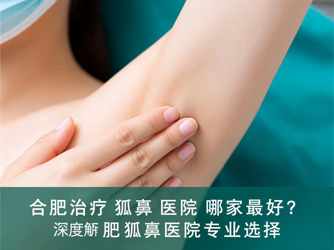 合肥治疗狐臭医院哪家最好？深度解析合肥狐臭医院专业选择