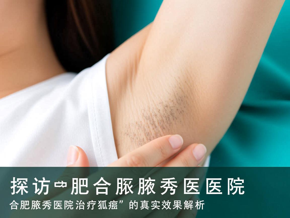 探访合肥腋秀医院，合肥腋秀医院治疗狐臭的真实效果解析