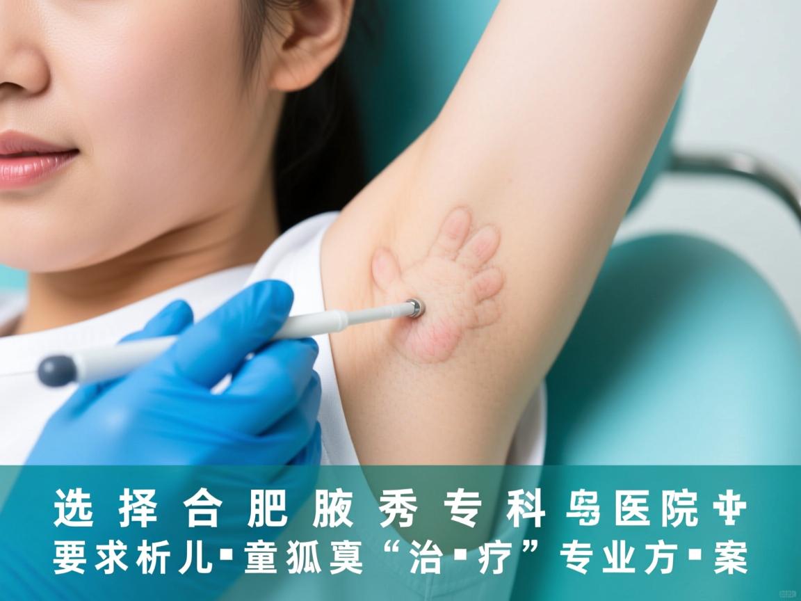 选择合肥腋秀专科医院，解析儿童狐臭治疗的专业方案
