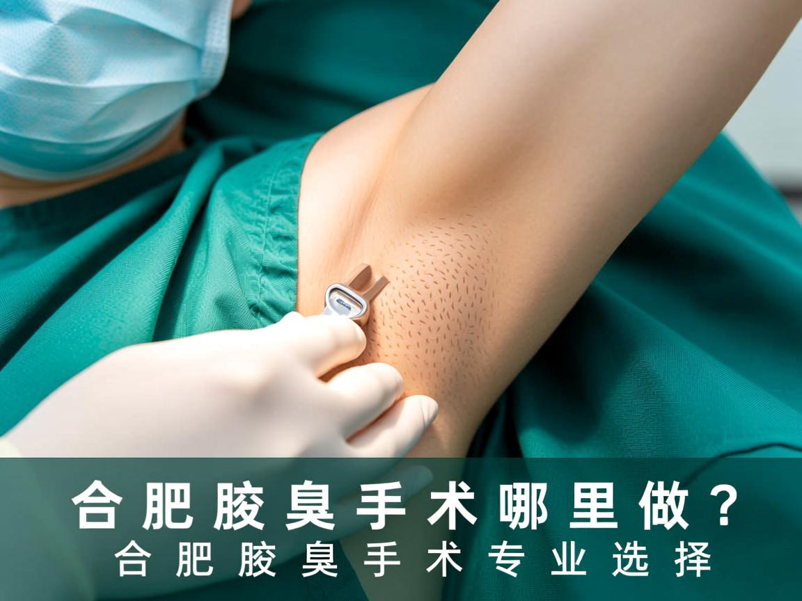合肥腋臭手术哪里做？详解合肥腋臭手术的专业选择