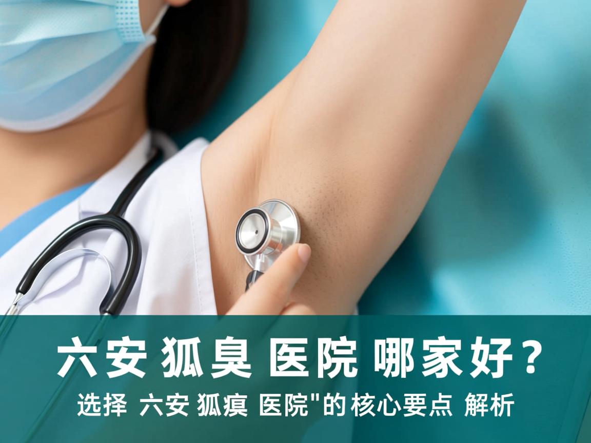 六安狐臭医院哪家好？选择六安狐臭医院的核心要点解析