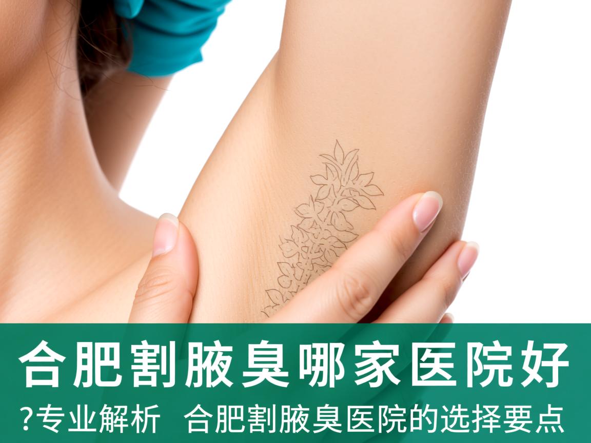 合肥割腋臭哪家医院好？专业解析合肥割腋臭医院的选择要点