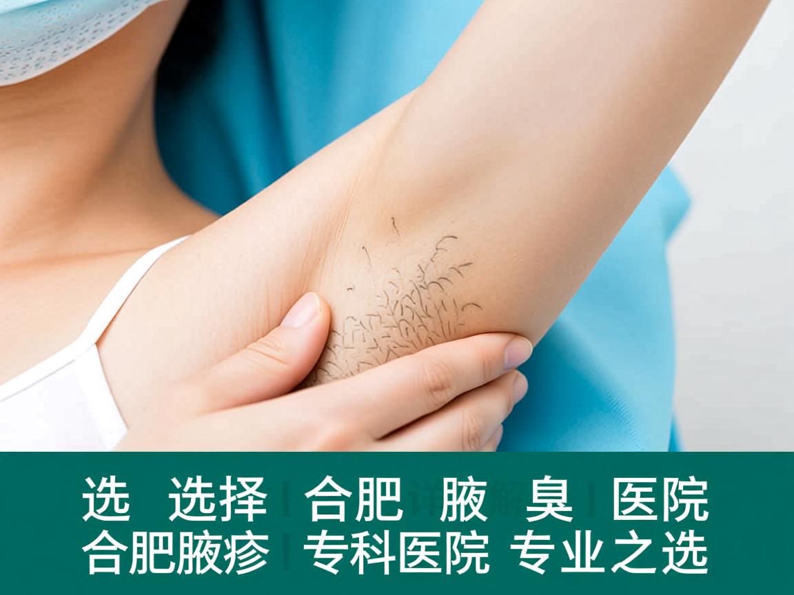 选择合肥腋臭医院，详解合肥腋臭专科医院的专业之选