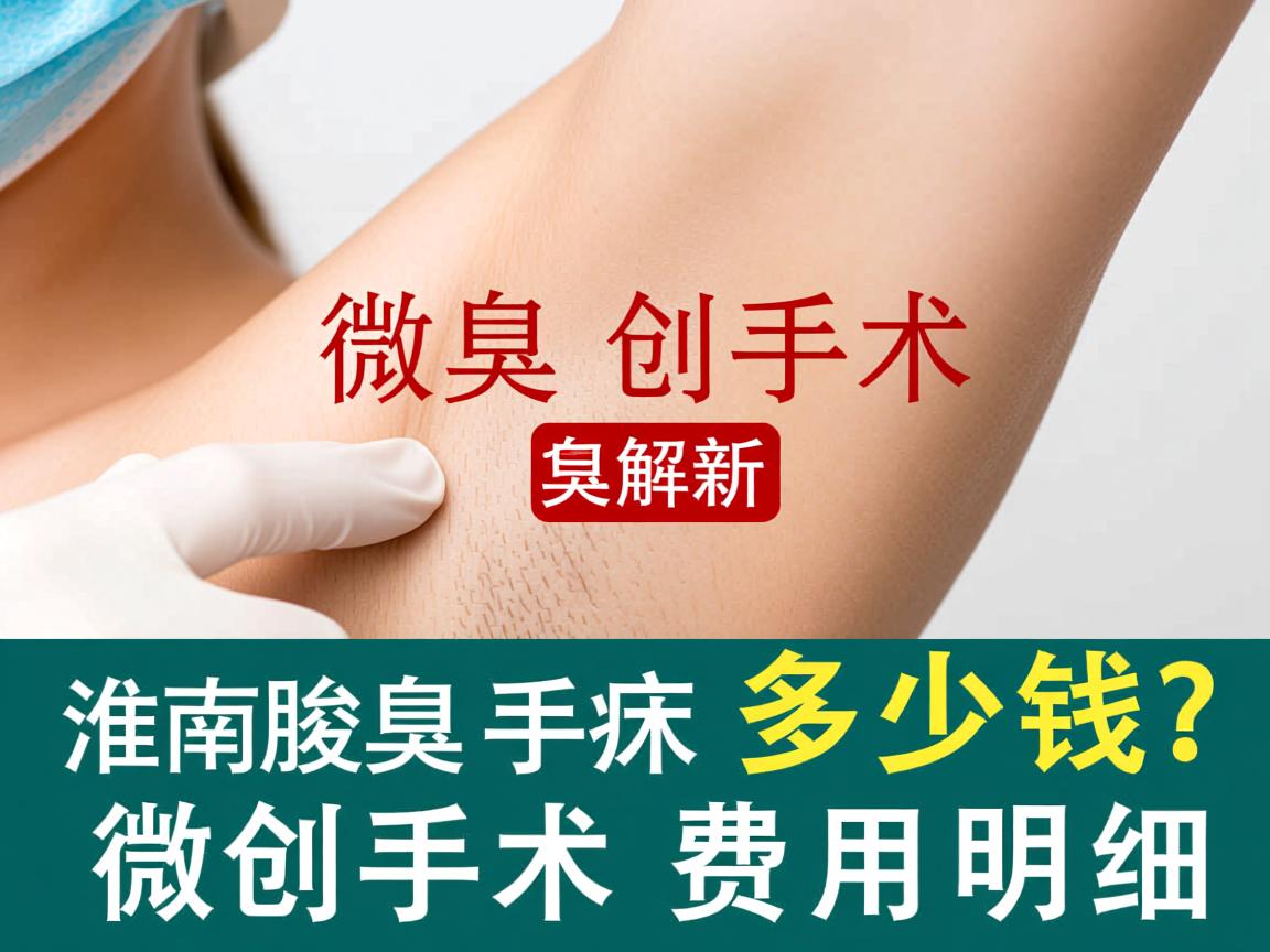 淮南腋臭微创手术多少钱?解析腋臭微创手术费用明细 淮南腋臭微创手术多少钱?解析腋臭微创手术费用明细