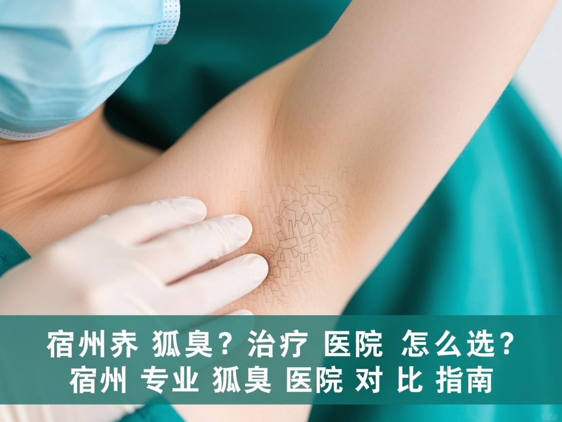 宿州狐臭治疗医院怎么选？宿州专业狐臭医院对比指南