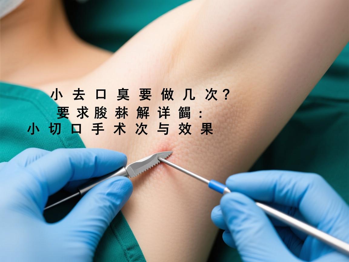 小切口去腋臭要做几次？详解小切口手术次数与效果