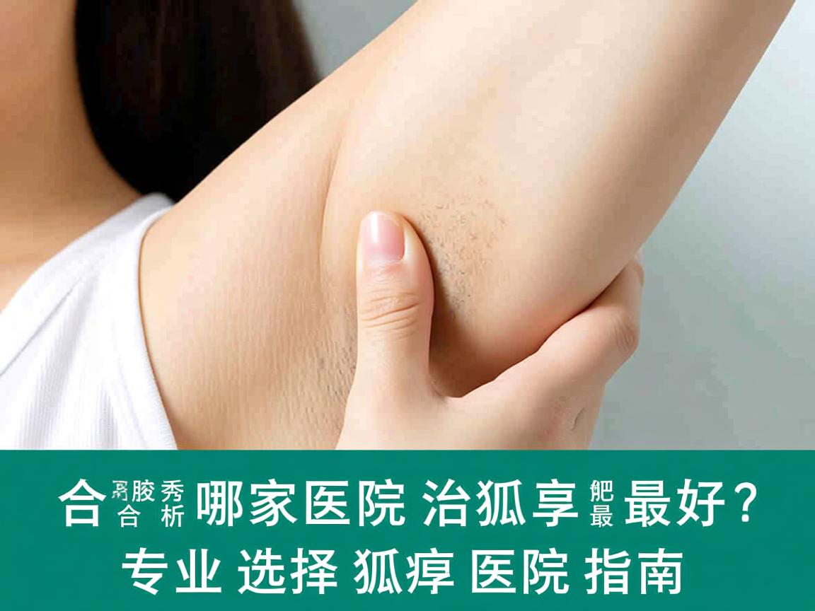合肥腋秀解析，合肥哪家医院治狐臭最好？专业选择狐臭医院指南