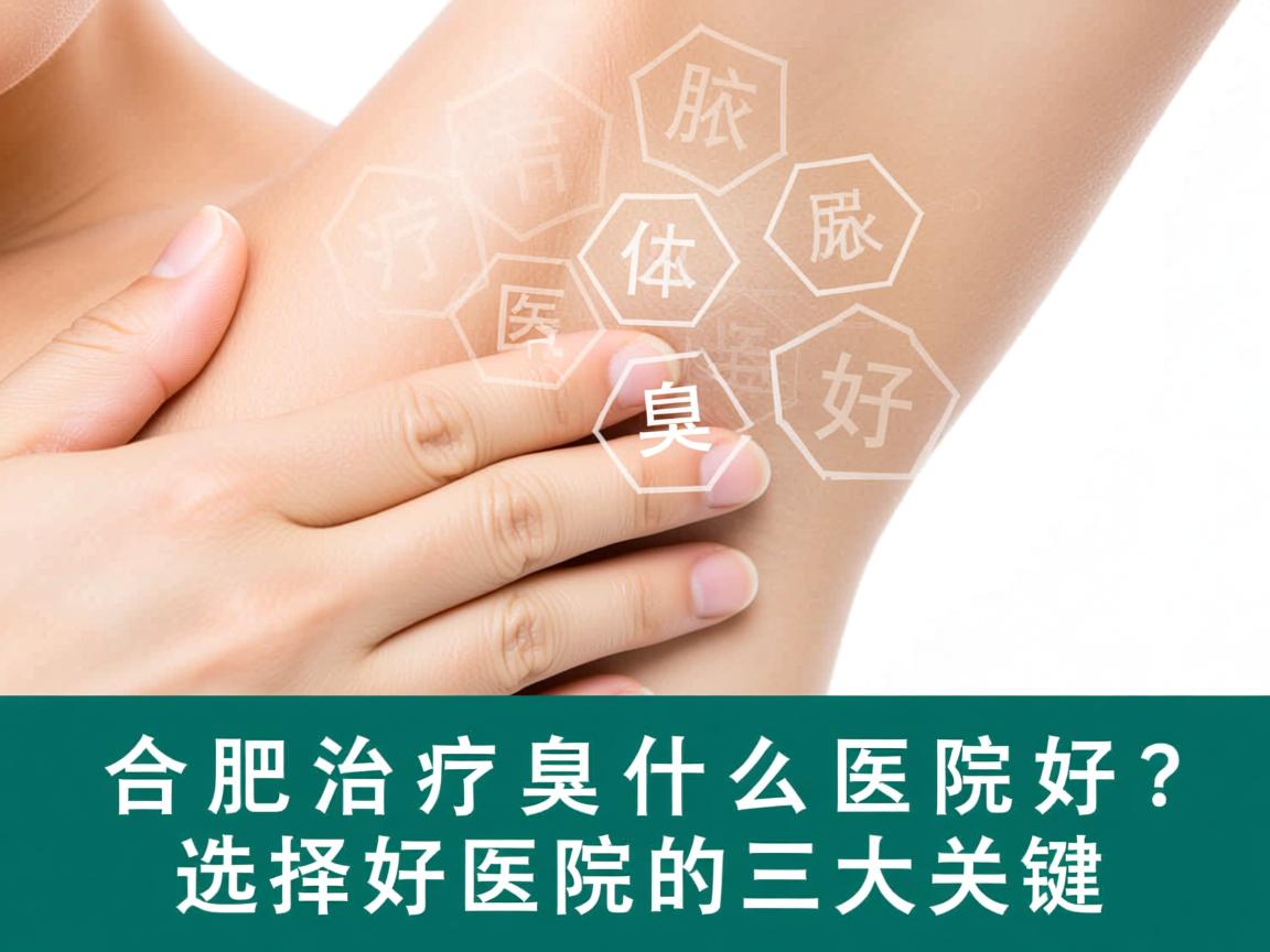 合肥治疗腋臭什么医院好?选择好医院的三大关键 合肥治疗腋臭什么医院好?选择好医院的三大关键