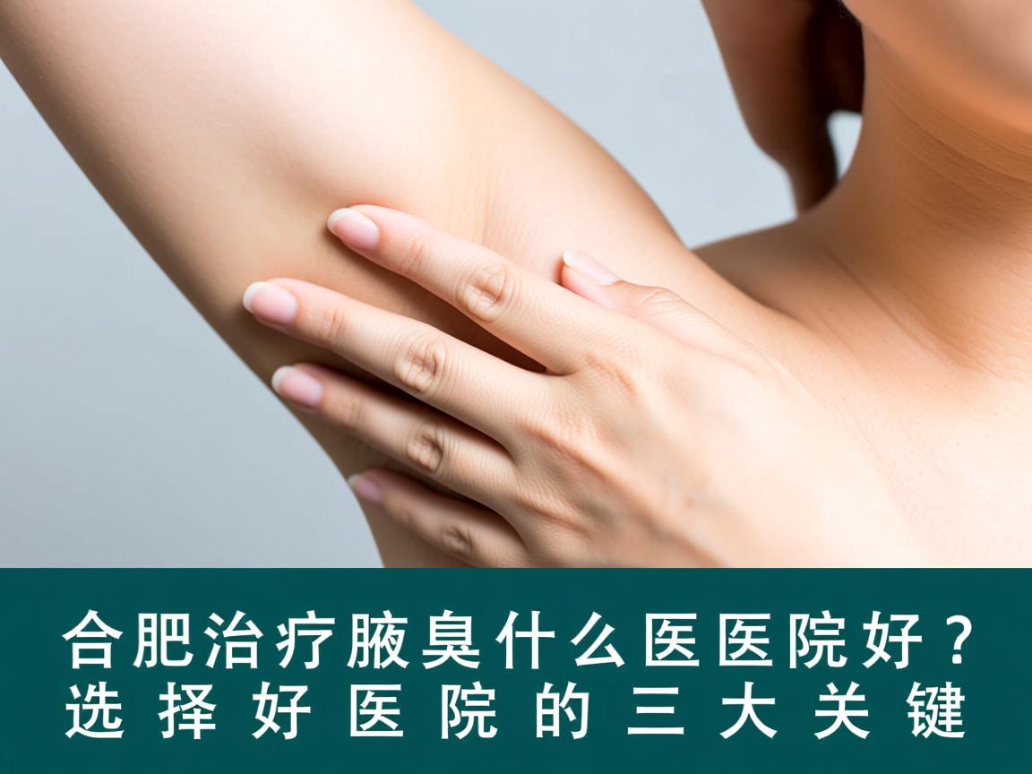 合肥治疗腋臭什么医院好?选择好医院的三大关键 合肥治疗腋臭什么医院好?选择好医院的三大关键