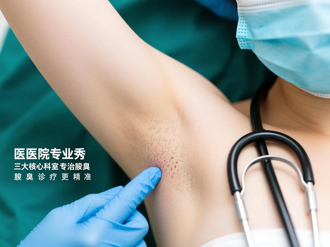 腋秀医院专业解析，三大核心科室专治腋臭，腋臭诊疗更精准