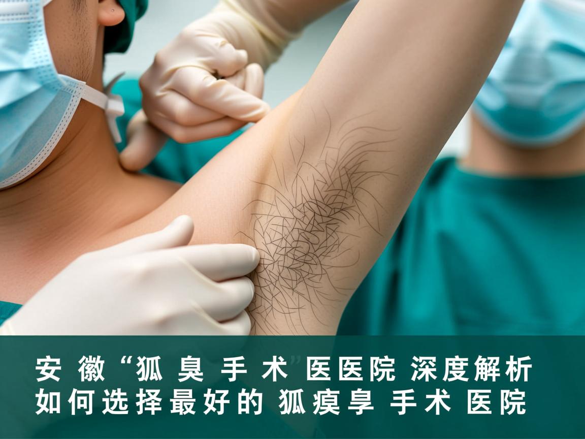 安徽狐臭手术医院深度解析，如何选择最好的狐臭手术医院