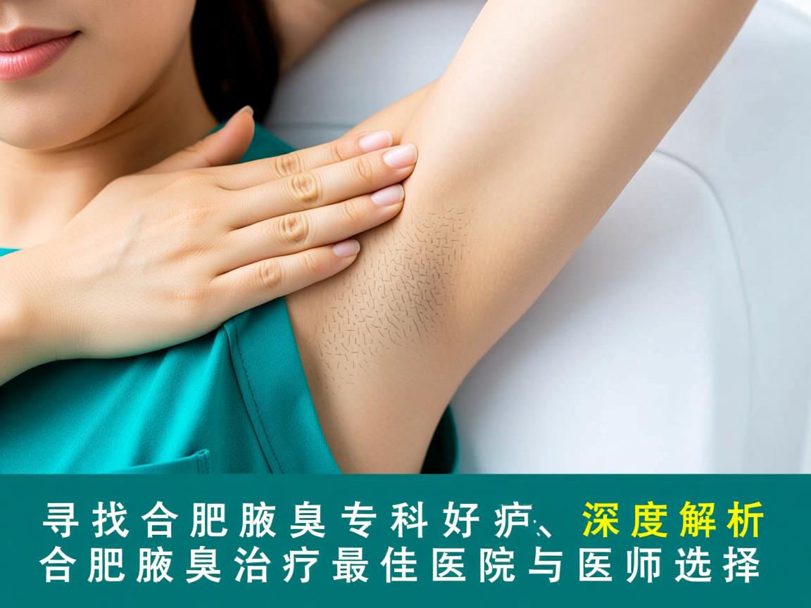 寻找合肥腋臭专科好医生，深度解析合肥腋臭治疗最佳医院与医师选择