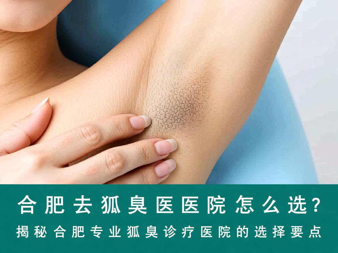 合肥去狐臭医院怎么选？揭秘合肥专业狐臭诊疗医院的选择要点