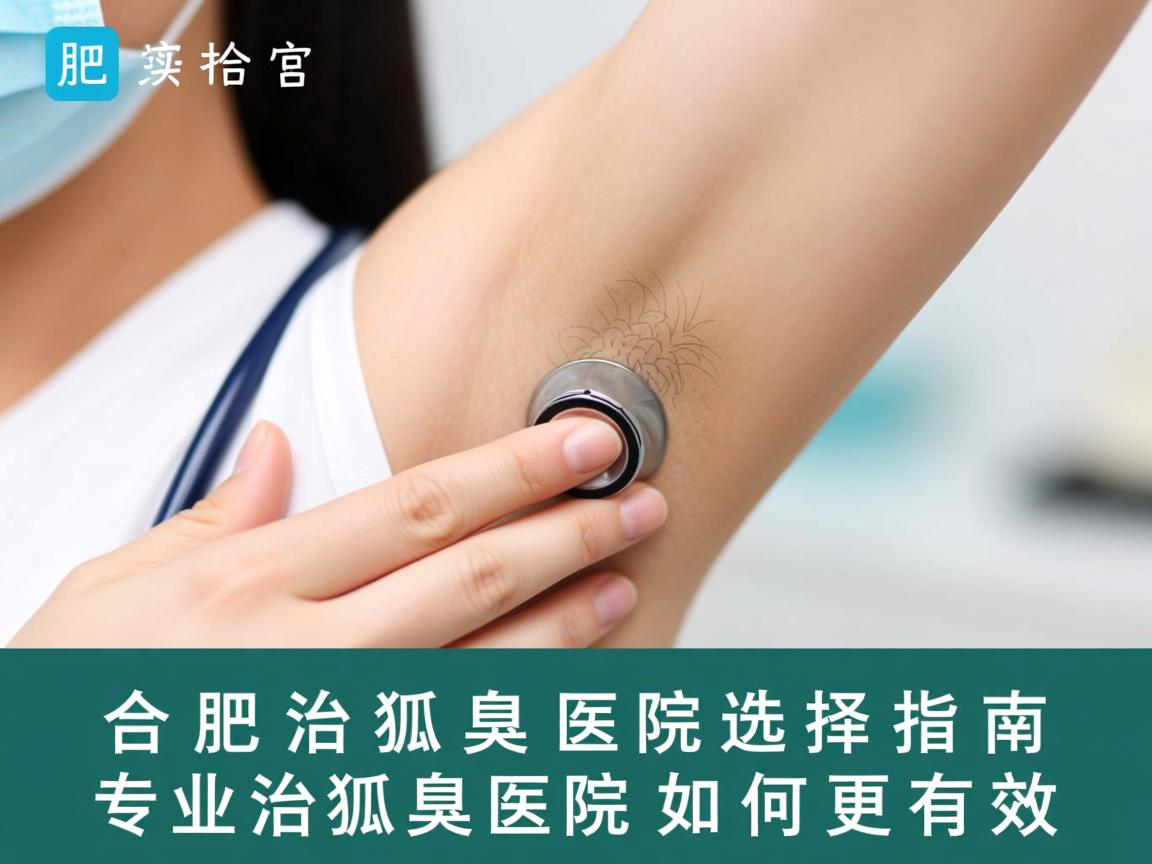 合肥治狐臭医院选择指南，专业治狐臭医院如何更有效