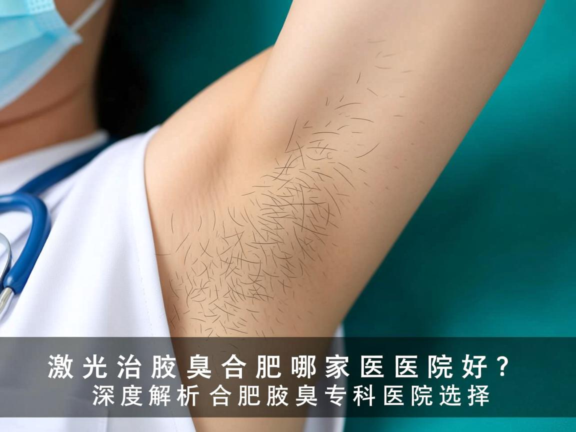 激光治疗腋臭合肥哪家医院好？深度解析合肥腋臭专科医院选择