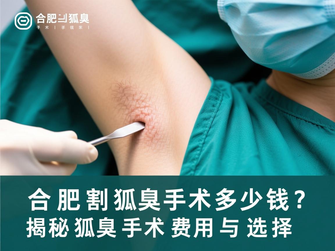 合肥割狐臭手术多少钱？揭秘狐臭手术费用与选择