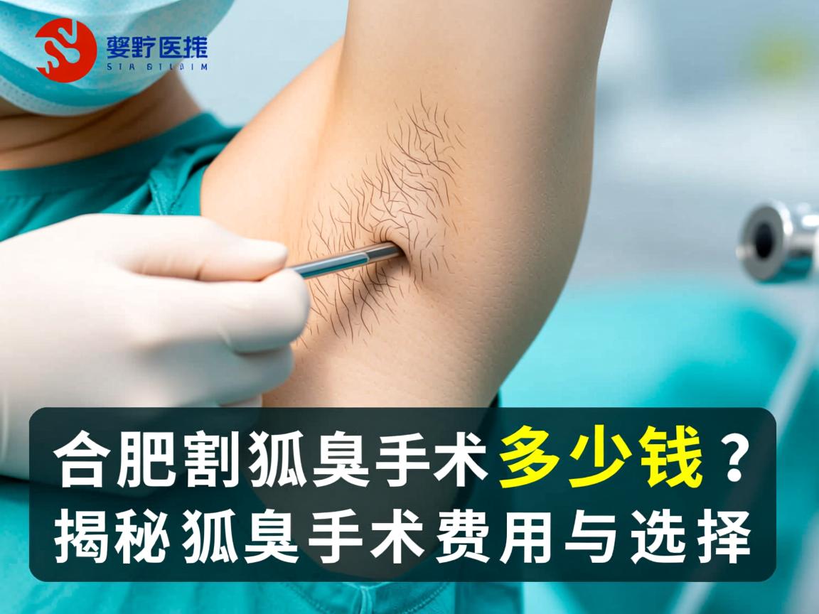 合肥割狐臭手术多少钱？揭秘狐臭手术费用与选择