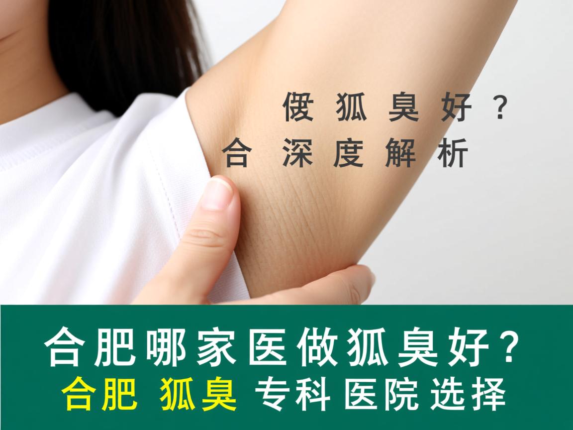合肥哪家医做狐臭好？深度解析合肥狐臭专科医院选择