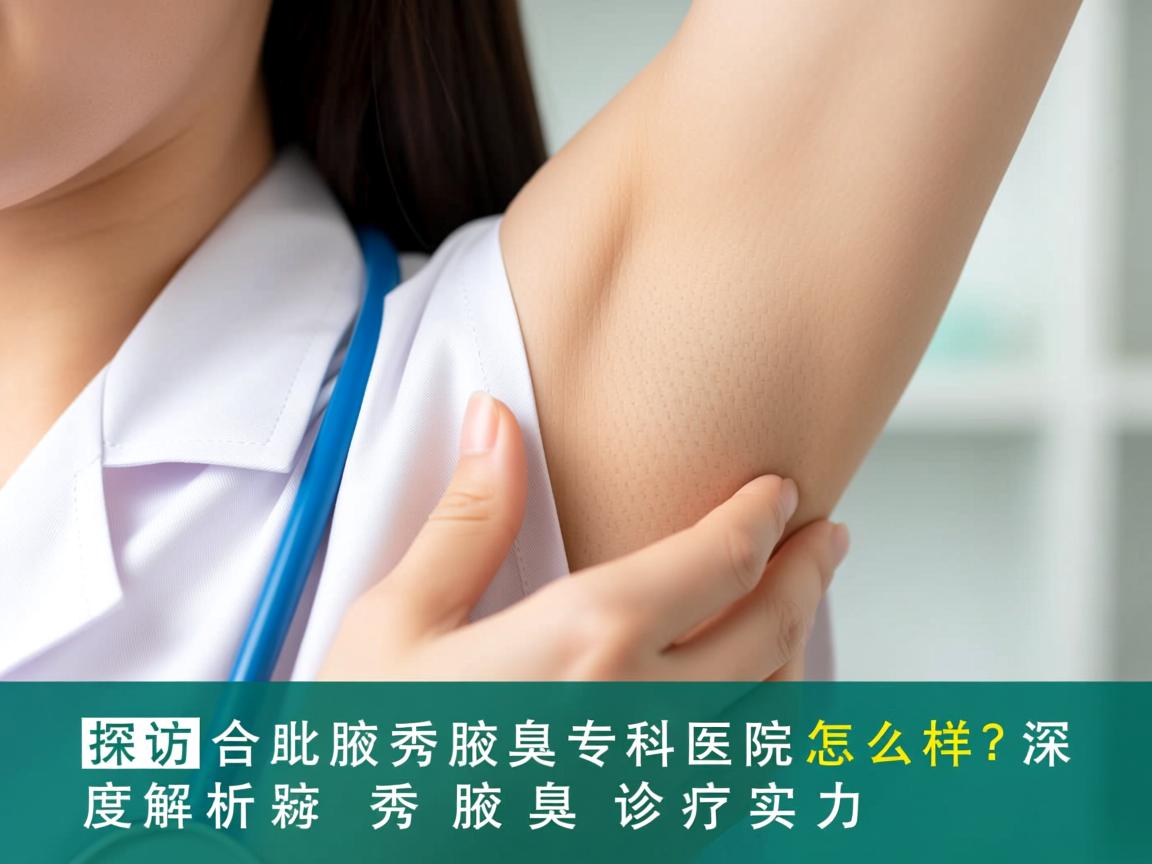 探访合肥腋秀腋臭专科医院怎么样？深度解析腋秀腋臭诊疗实力
