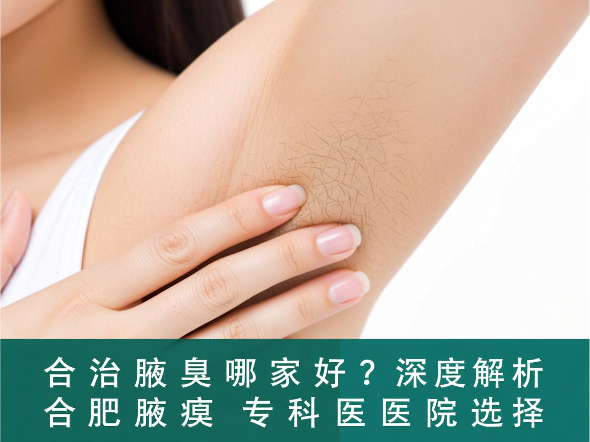 合肥治腋臭哪家好？深度解析合肥腋臭专科医院选择