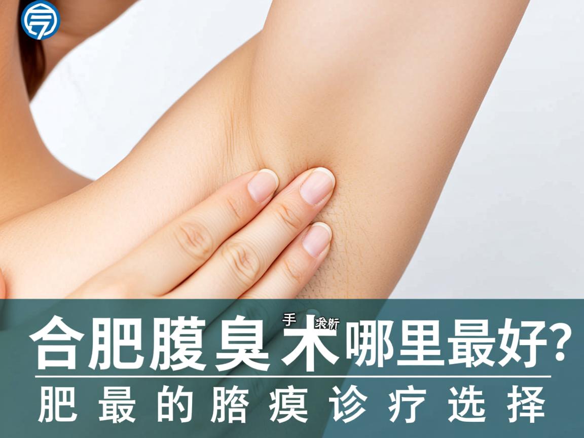 合肥腋臭手术哪里最好？深度解析合肥最好的腋臭诊疗选择