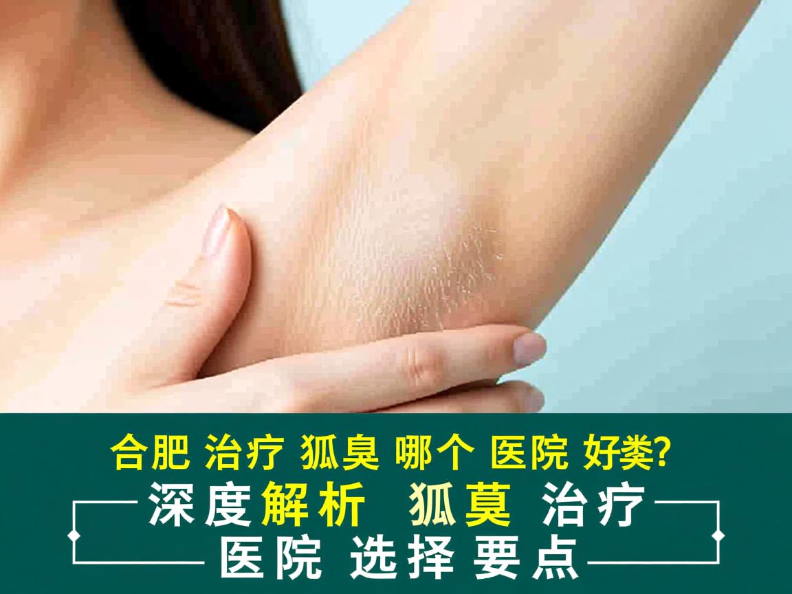 合肥治疗狐臭哪个医院好？深度解析狐臭治疗医院选择要点
